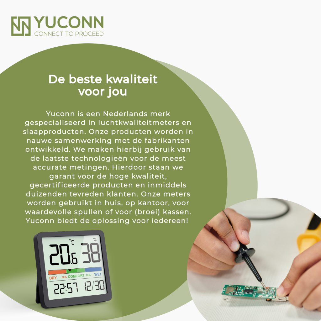 Hygrometer Yuconn zwart medium5