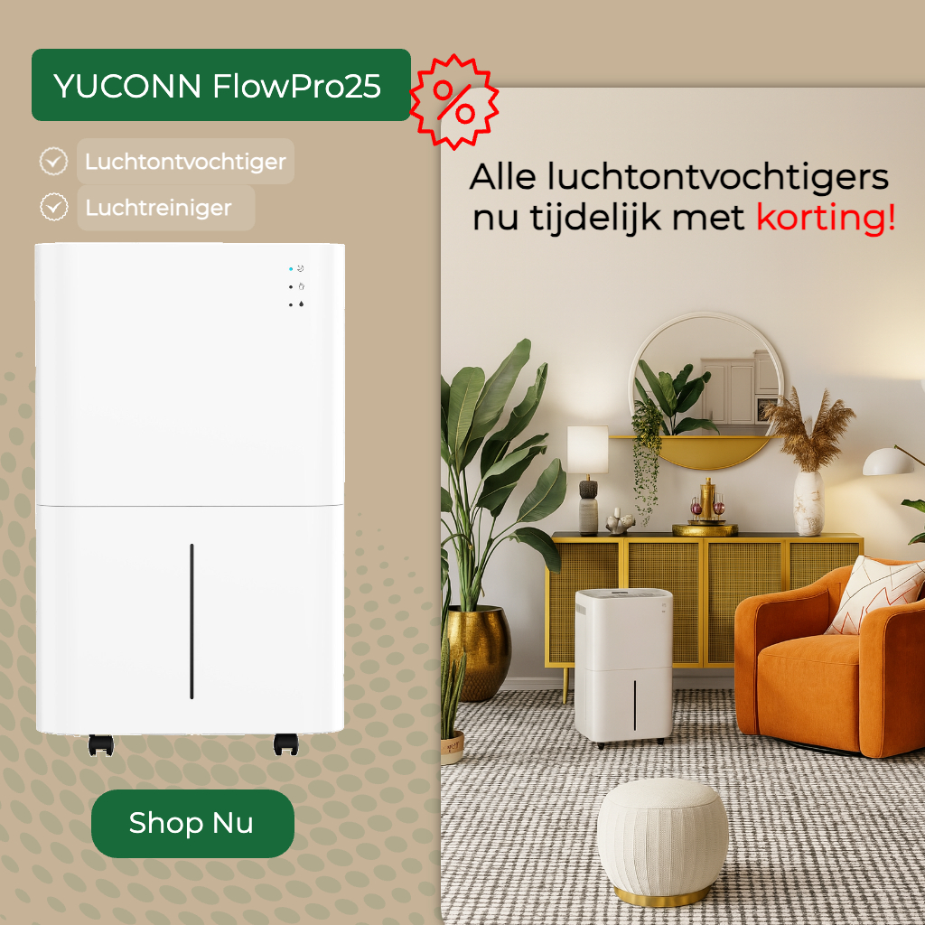 Moderne luchtontvochtiger met tijdelijke korting