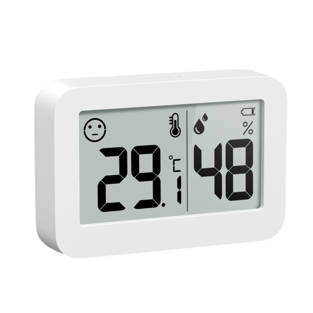 Yuconn Hygrometer -  Digitale luchtvochtigheidsmeter Wit