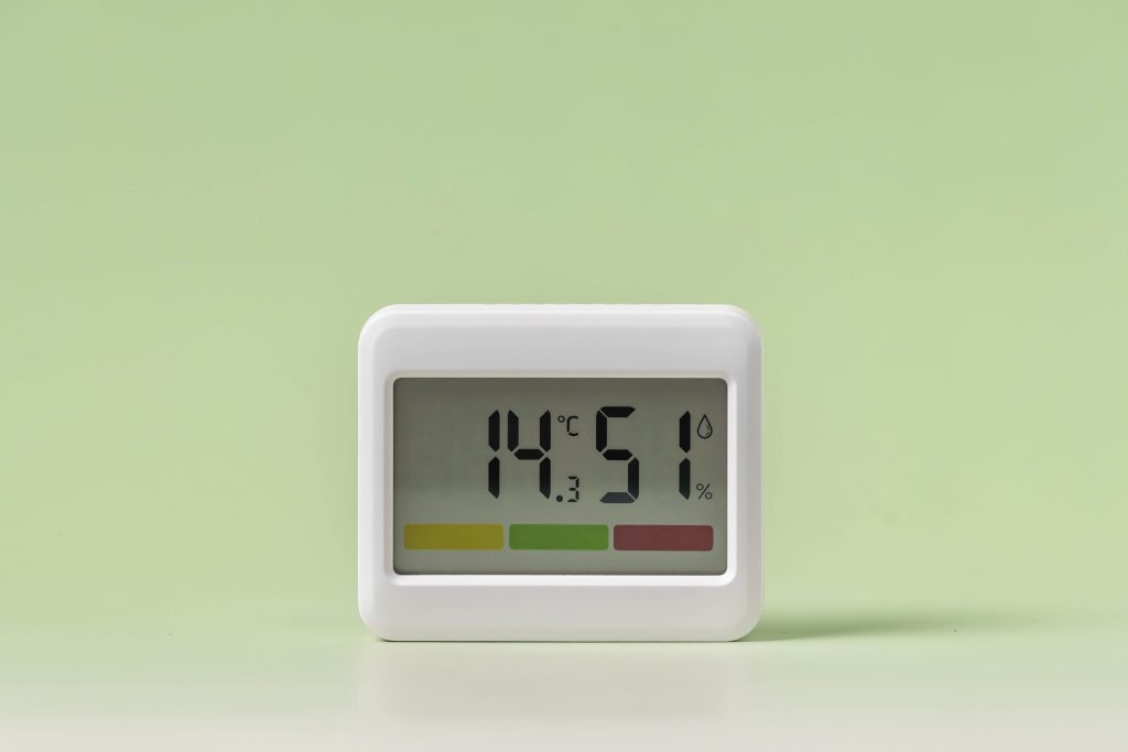 YUCONN Hygrometer YCN-25 – Digitale thermo-hygrometer wit voor binnen