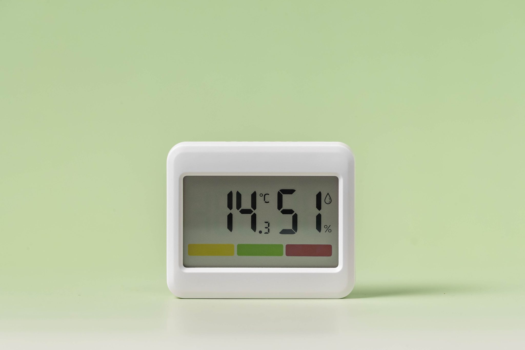YUCONN Hygrometer YCN-25 – Digitale thermo-hygrometer wit voor binnen
