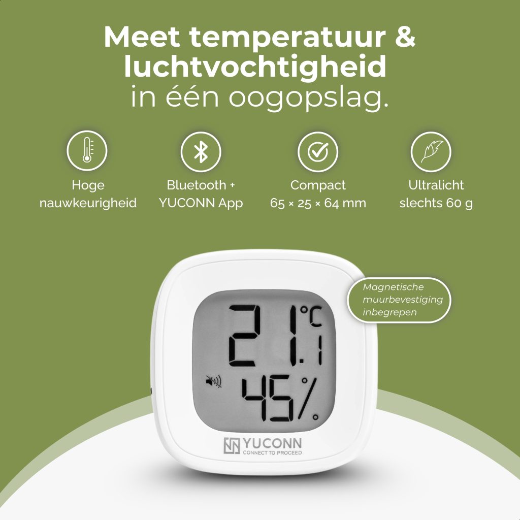 Slimme hygrometer bluetooth