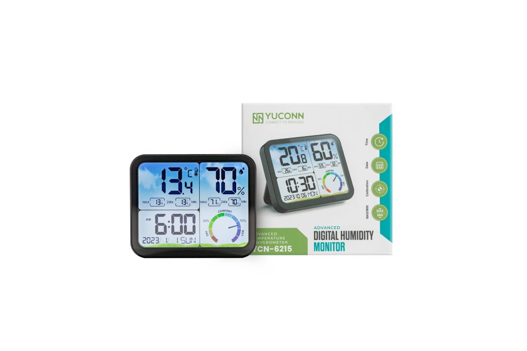 Yuconn hygrometer met groot scherm YCN-6215